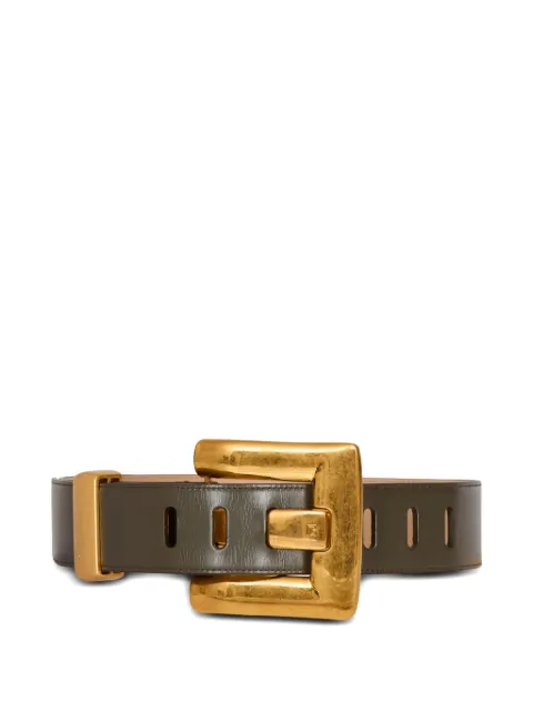Balmain Anthem calfskin belt
