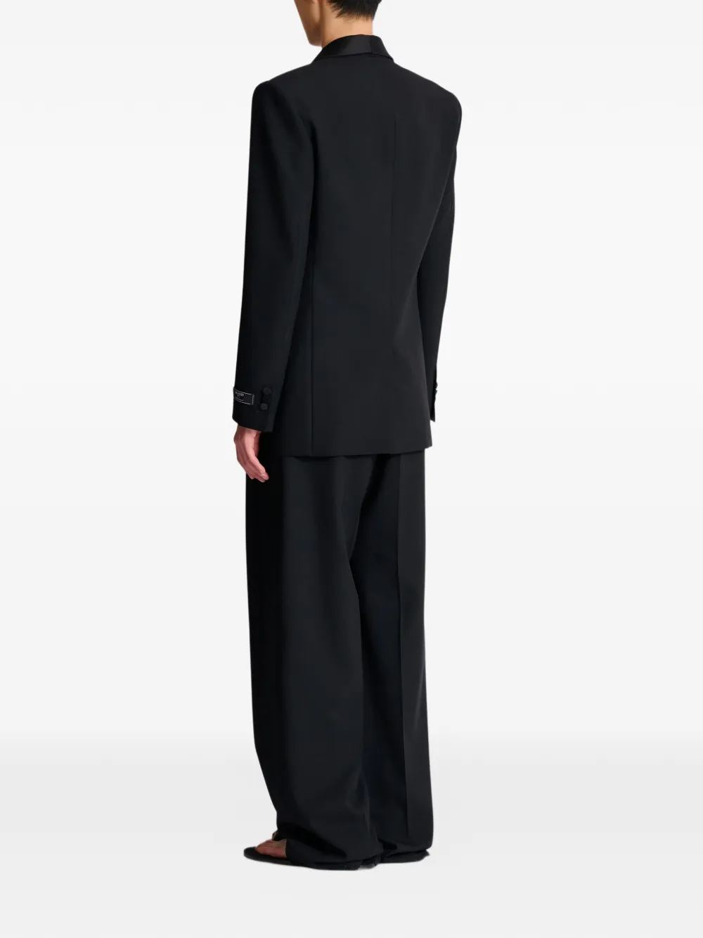 Balmain Blazer met sjaalkraag Zwart