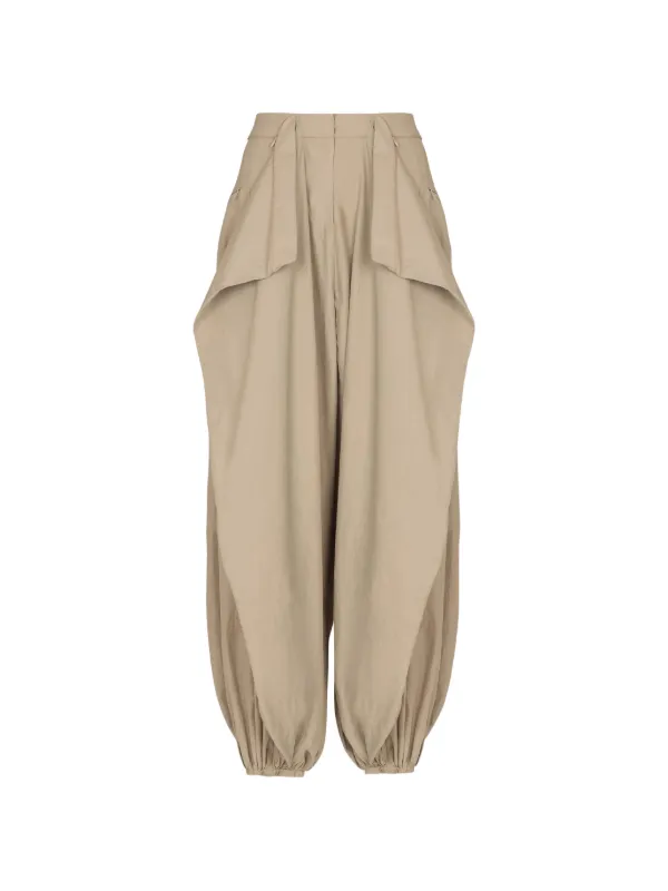 Balmain Beige Tapered Trousers in Neutrals