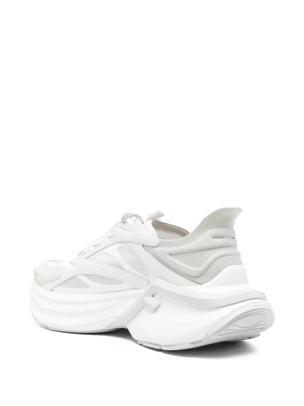 FENDI panelled sneakers Wit