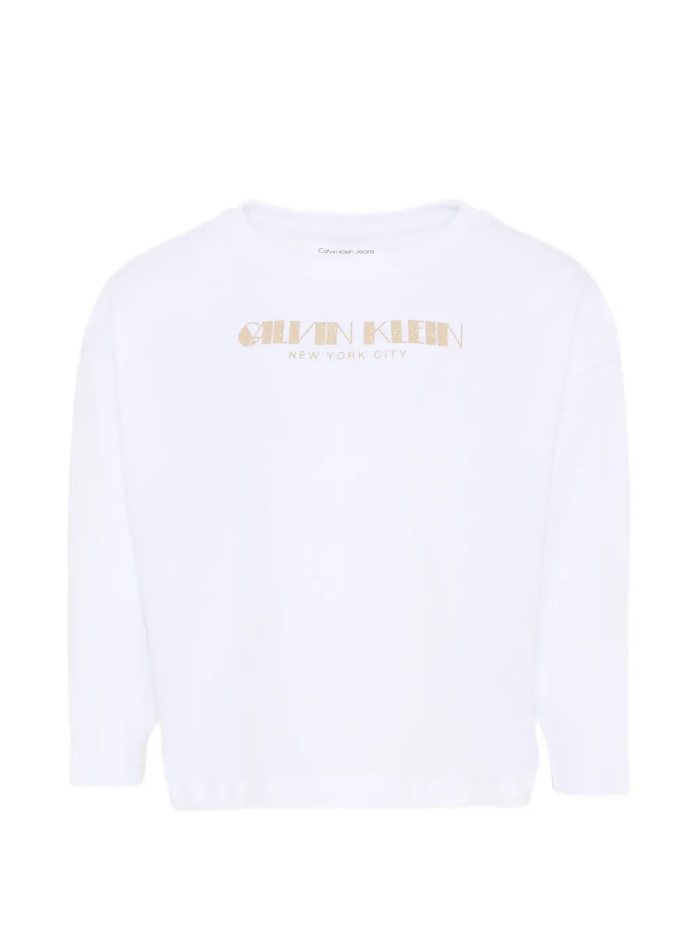 Calvin Klein Kids long-sleeve T-shirt - Bianco