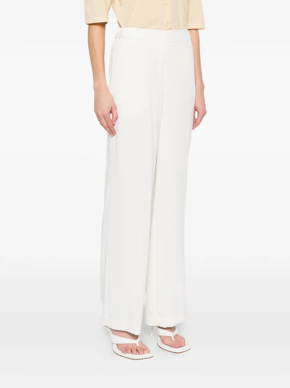  P.a.r.o.s.h. Wide-leg Palazzo Pants - White 