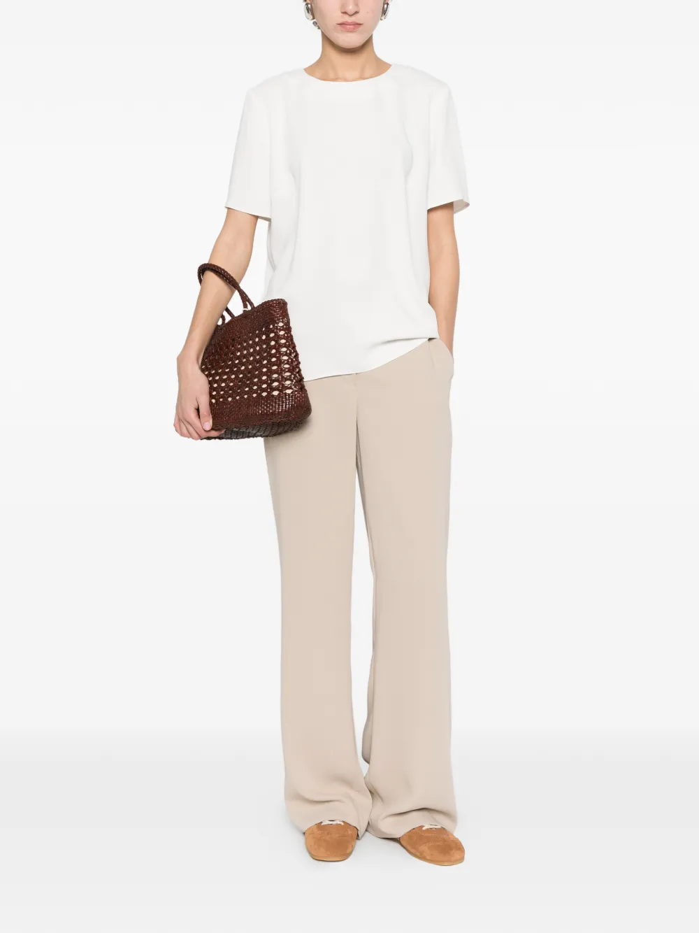  P.a.r.o.s.h. Elasticated Trousers - Neutrals 