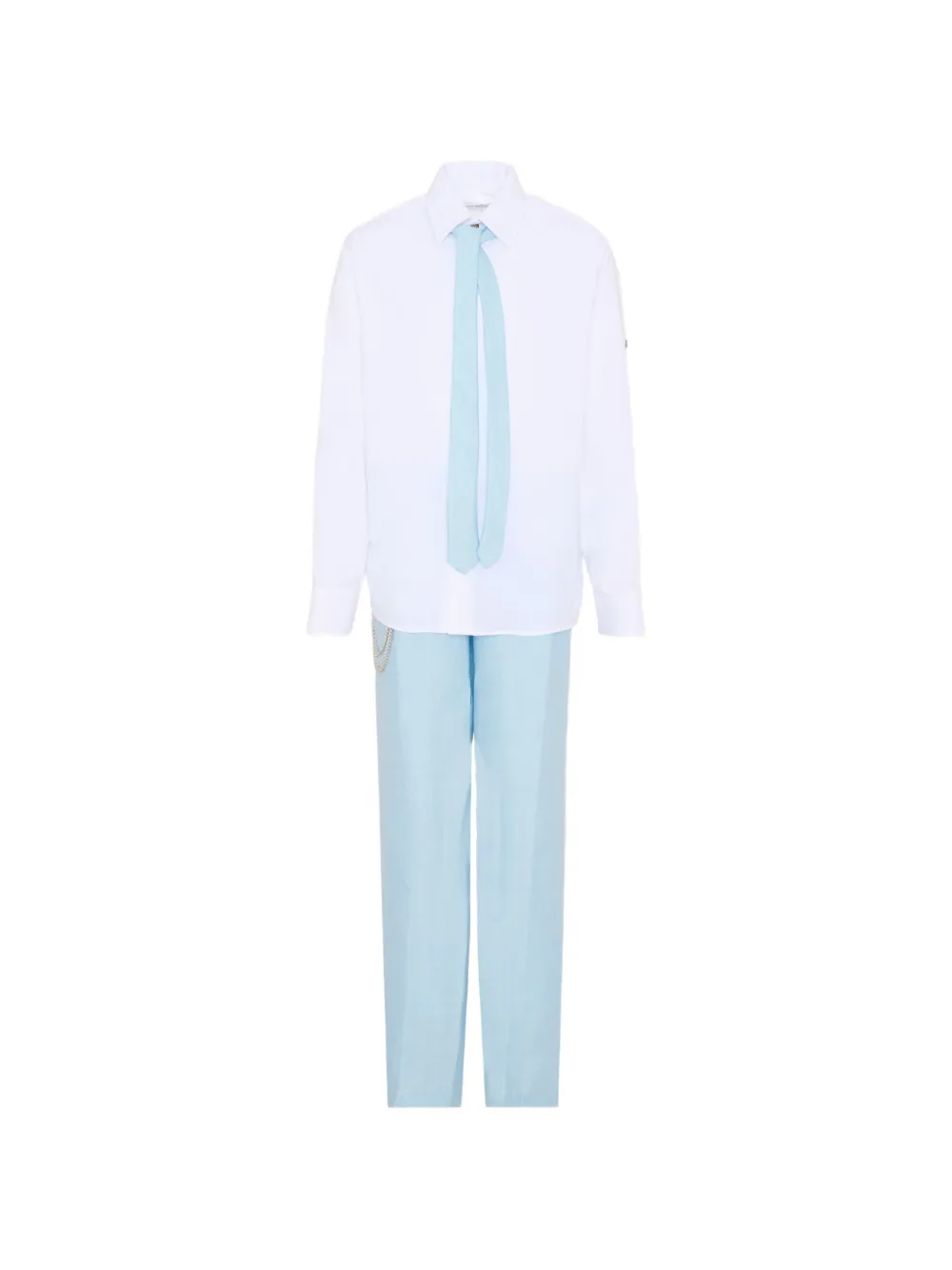 Colorichiari Pak met dubbele rij knopen Blauw