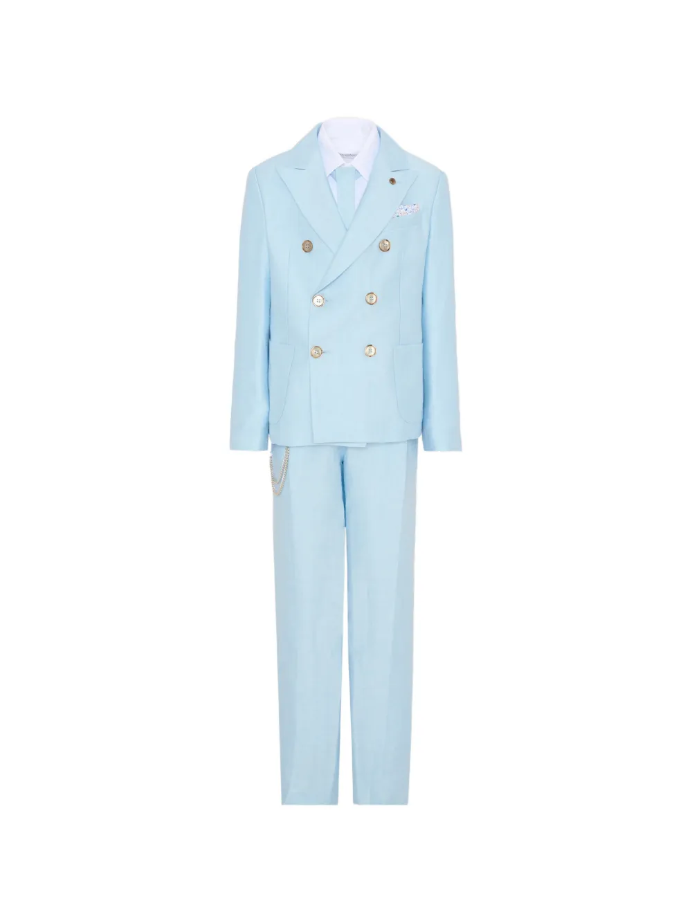 Colorichiari double-breasted suit - Blu