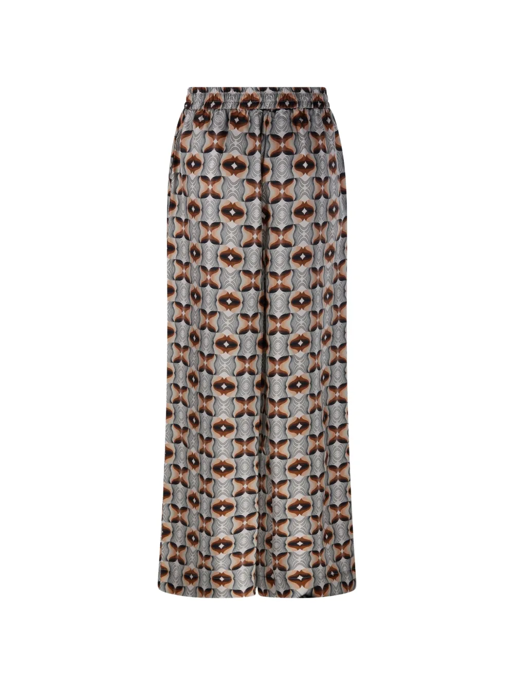  Pierre-louis Mascia Aloe Patterned Drawstring Trousers - Grey 