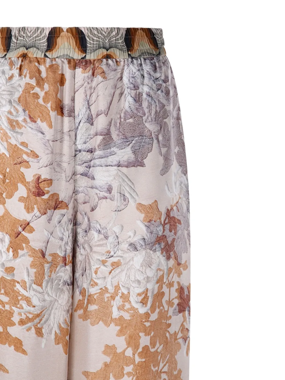 Pierre-Louis Mascia Cialda broek met bloemenprint Beige