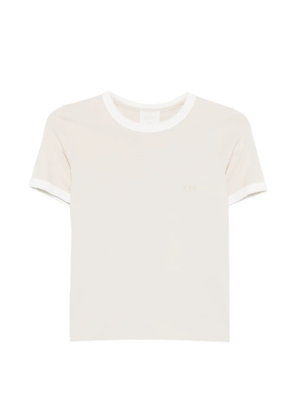 A.P.C. trim crew neck T-shirt - Toni neutri
