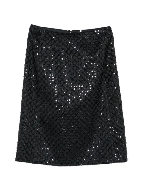 Dorothee Schumacher — patterned midi A-line skirt