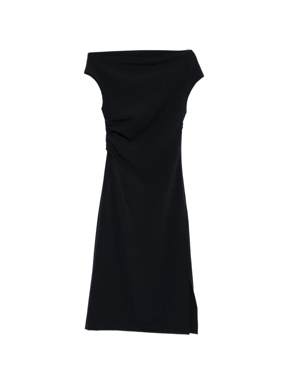P.A.R.O.S.H. ruched midi dress - Nero
