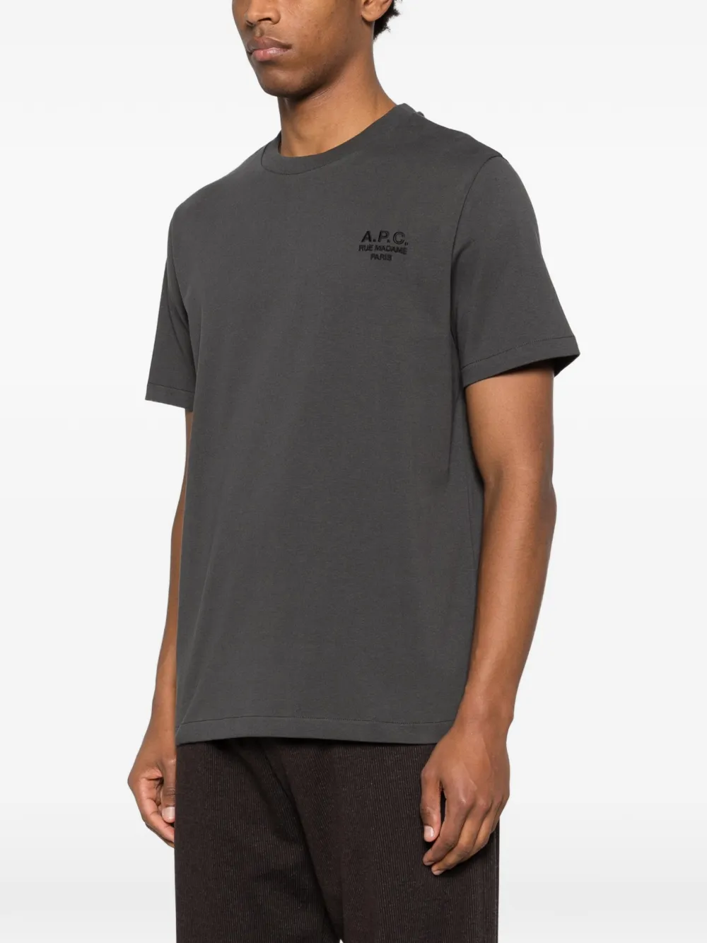  A.p.c. Logo T-shirt - Grey 