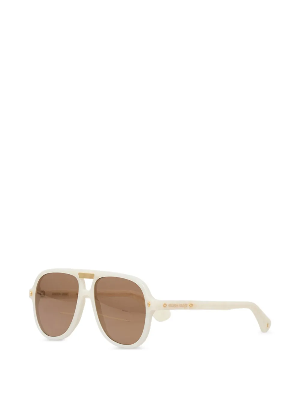 Golden Goose Charlie pilot-frame sunglasses - Bianco