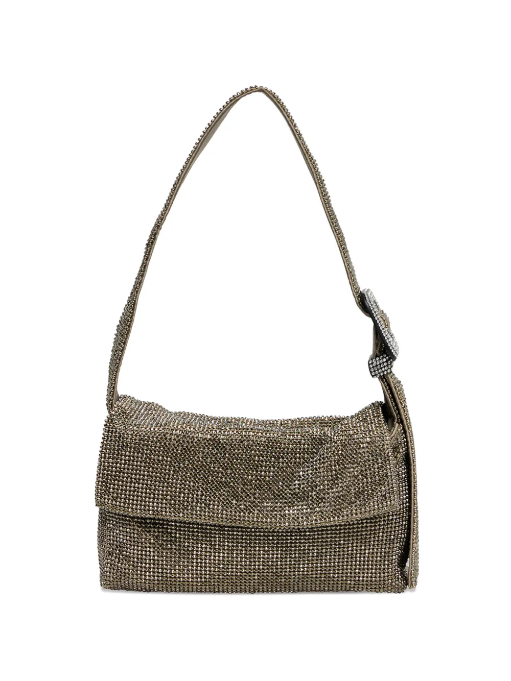 Benedetta Bruzziches crystal-embellished shoulder bag - Oro