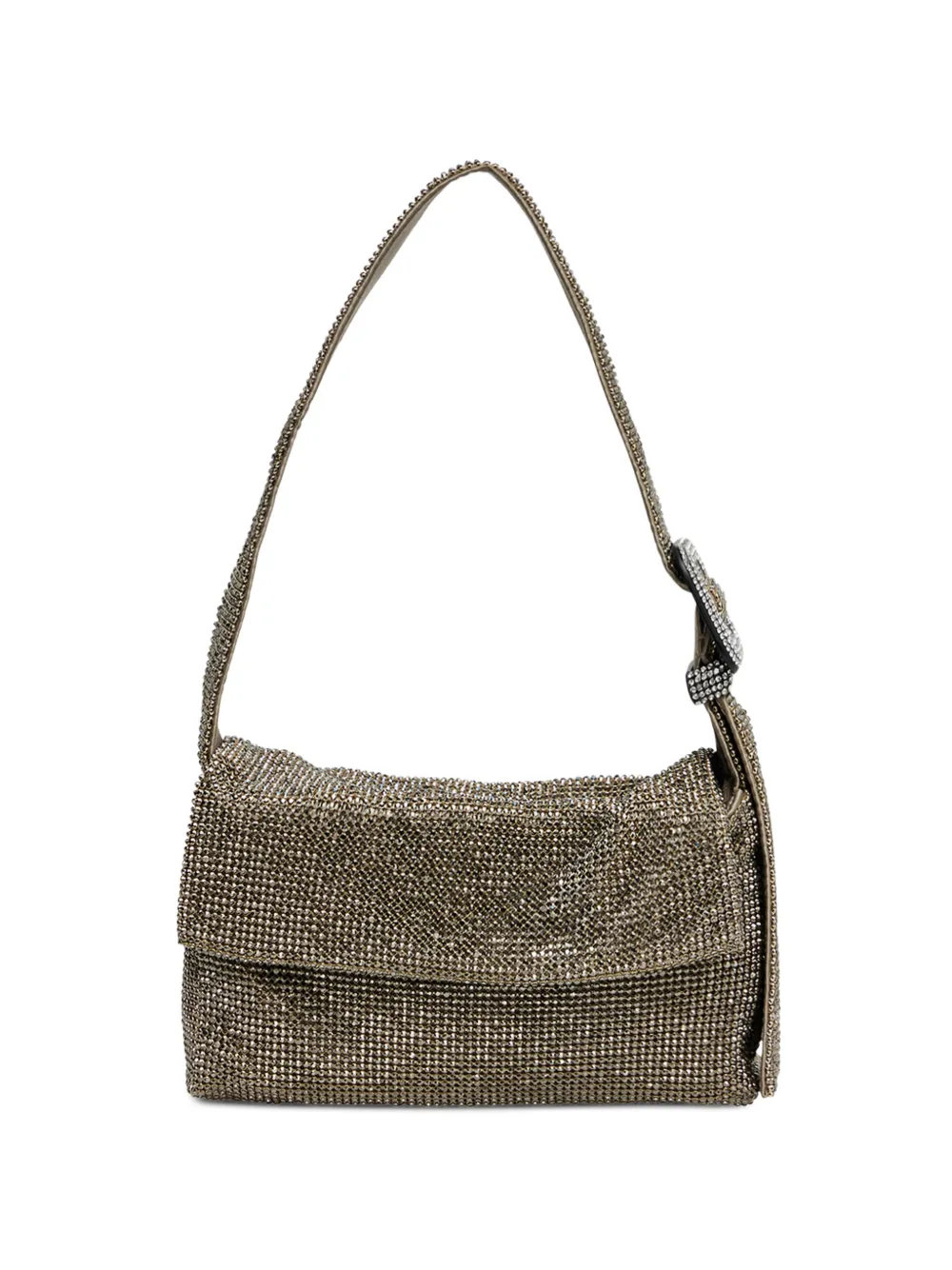 Benedetta Bruzziches crystal-embellished shoulder bag - Oro