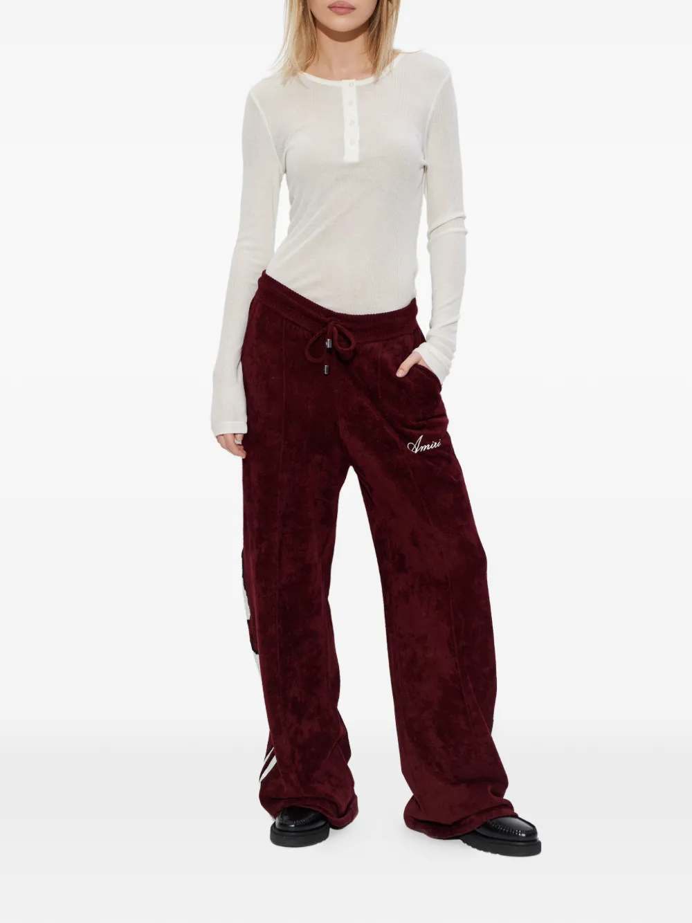  Amiri Embroidered Drawstring Trousers 