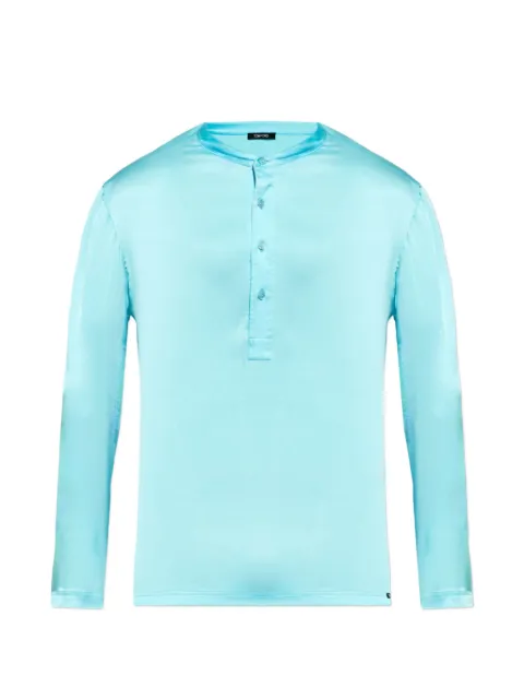 TOM FORD button-placket pajama top