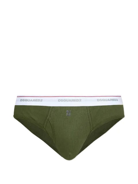 DSQUARED2 logo-waistband ribbed briefs