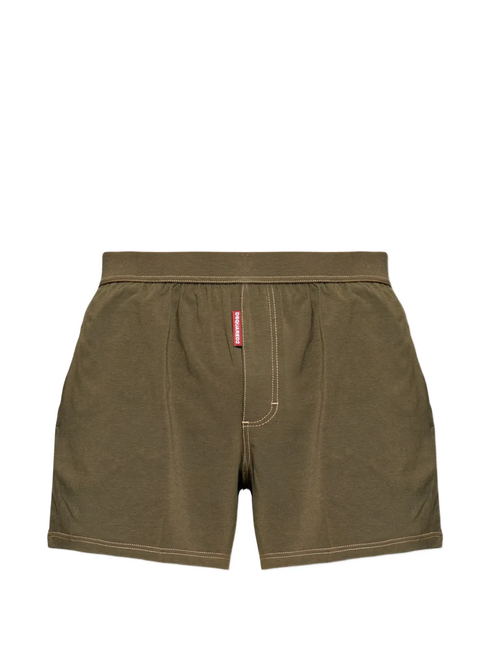 DSQUARED2 logo-tab boxers - Verde
