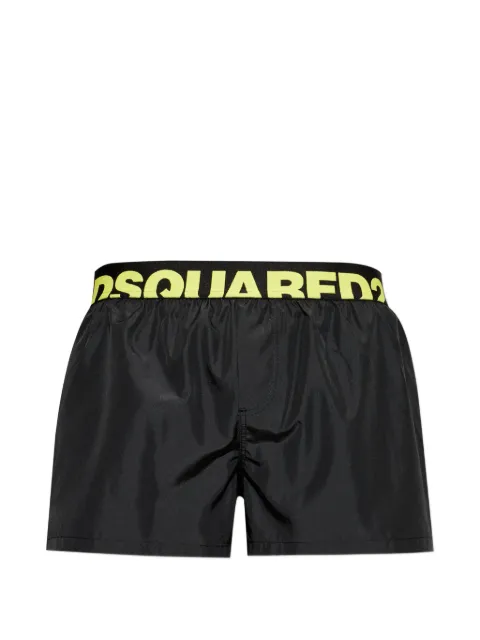 DSQUARED2 logo elasticated beach shorts