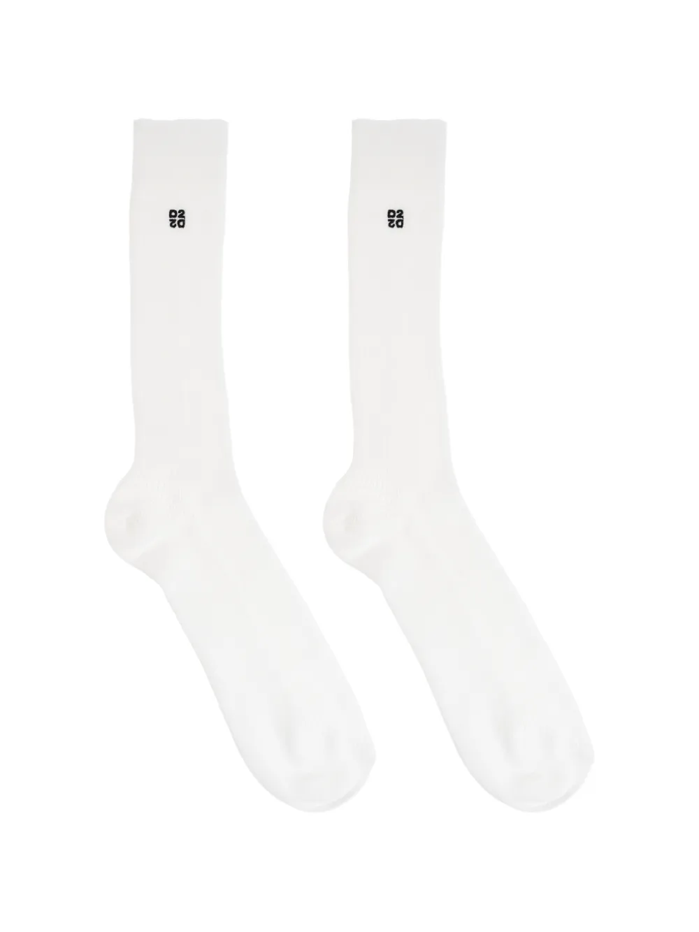 DSQUARED2 logo socks - Bianco
