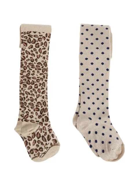 Konges Sløjd patterned tights (set of two)