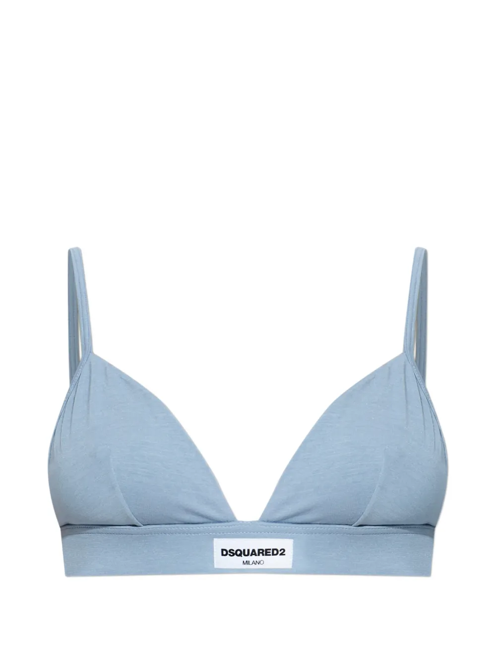 DSQUARED2 Heritage triangle bralette - Blu