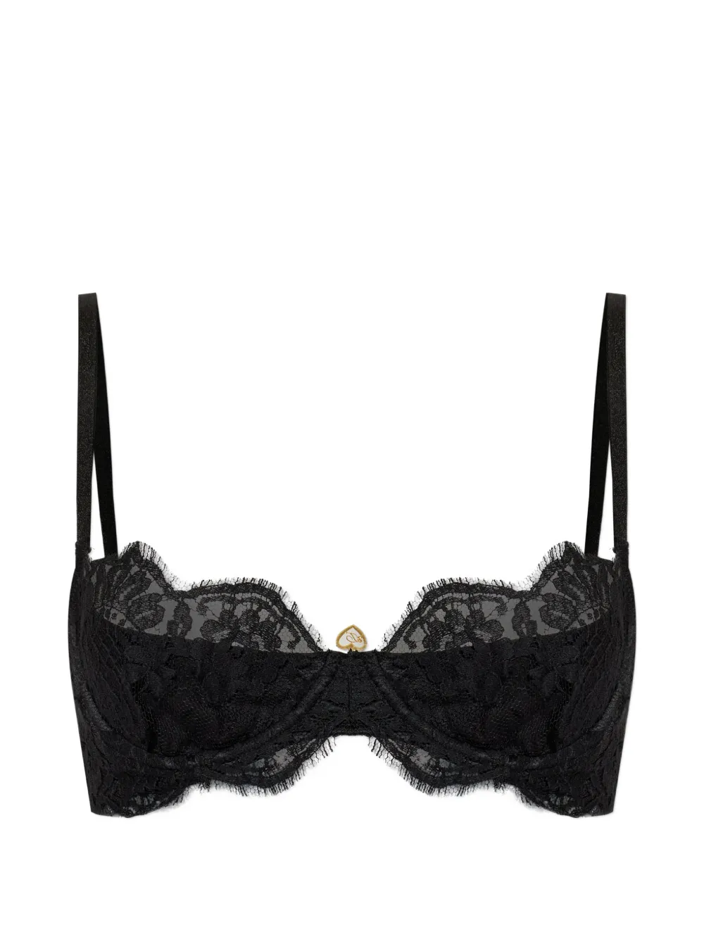 DSQUARED2 balconette lace bra - Nero