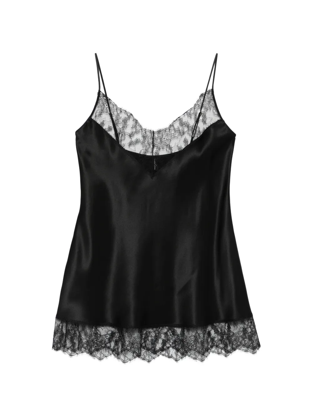 Carine Gilson Camisole-Kleid aus Seide - Schwarz