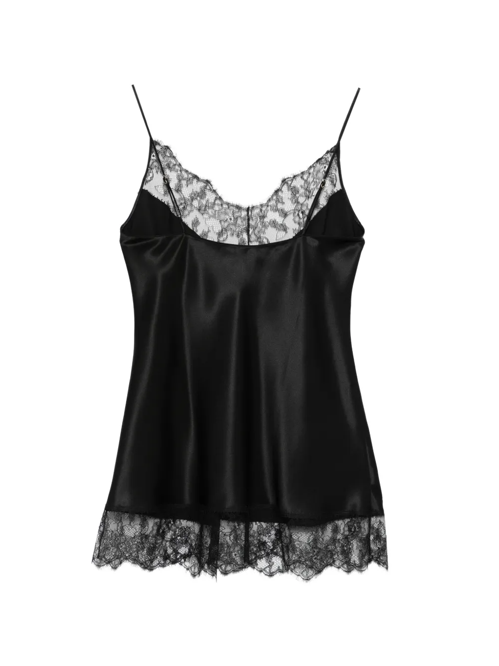 Carine Gilson Mini-jurk met kant Zwart