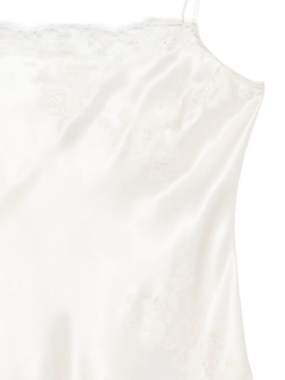 Carine Gilson Jurk met kanten detail Beige