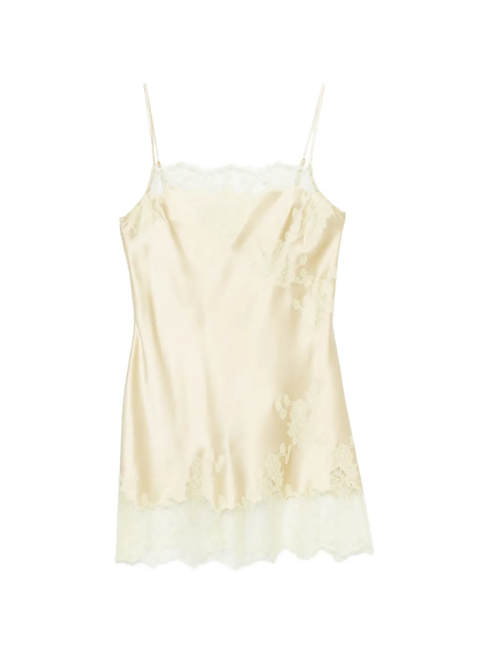 Carine Gilson Camisole-Kleid aus Seide - Gelb