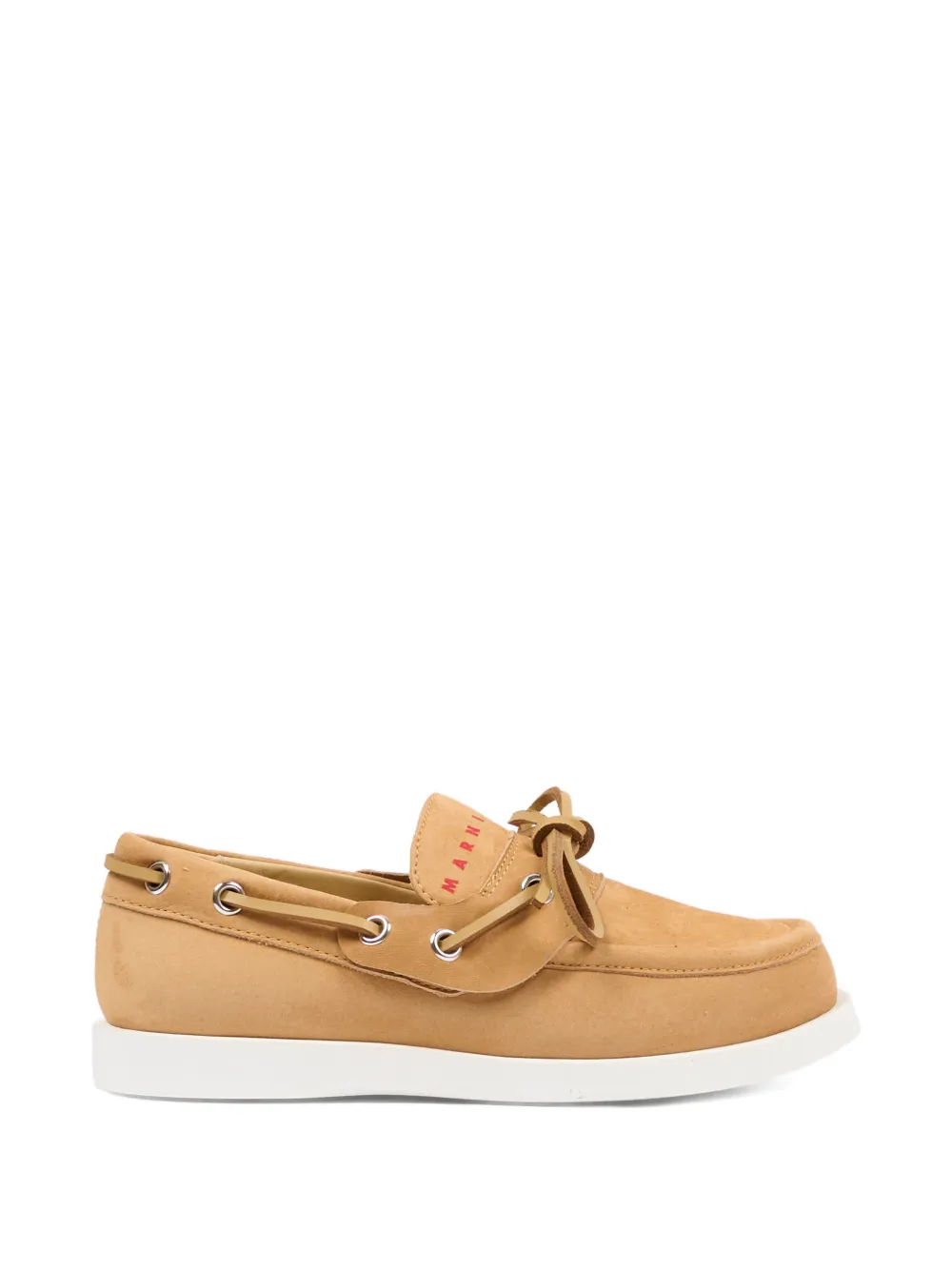 Marni Kids lace-up loafers Beige