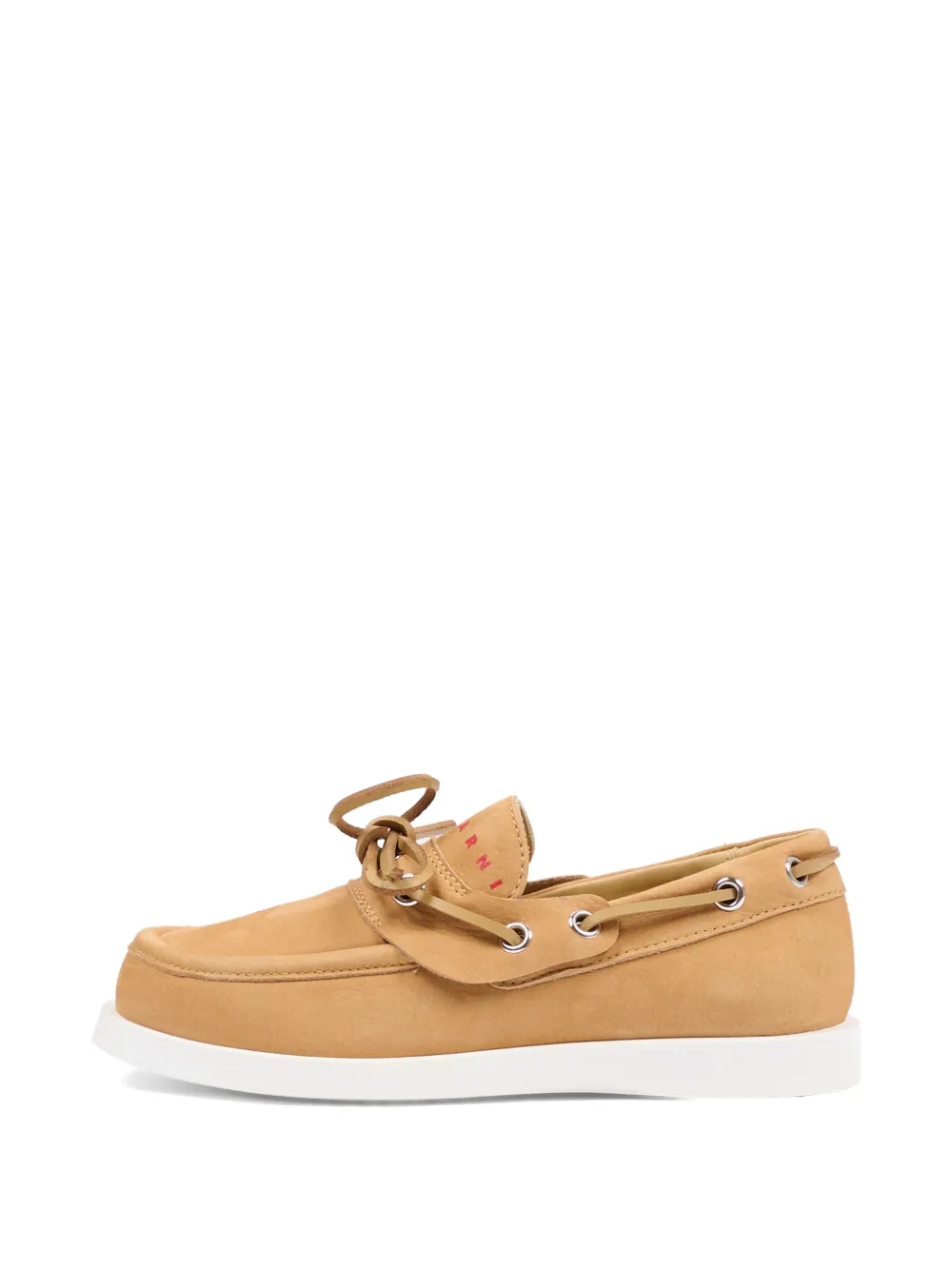 Marni Kids lace-up loafers Beige