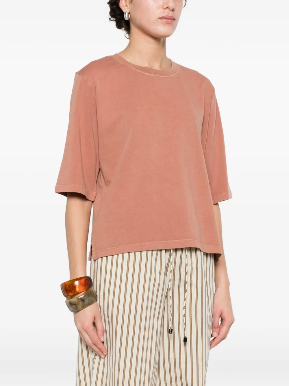  Sessùn Crew-neck T-shirt - Brown 