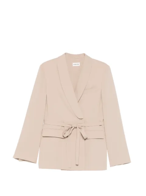 P.A.R.O.S.H. belted double-breasted fitted jacket