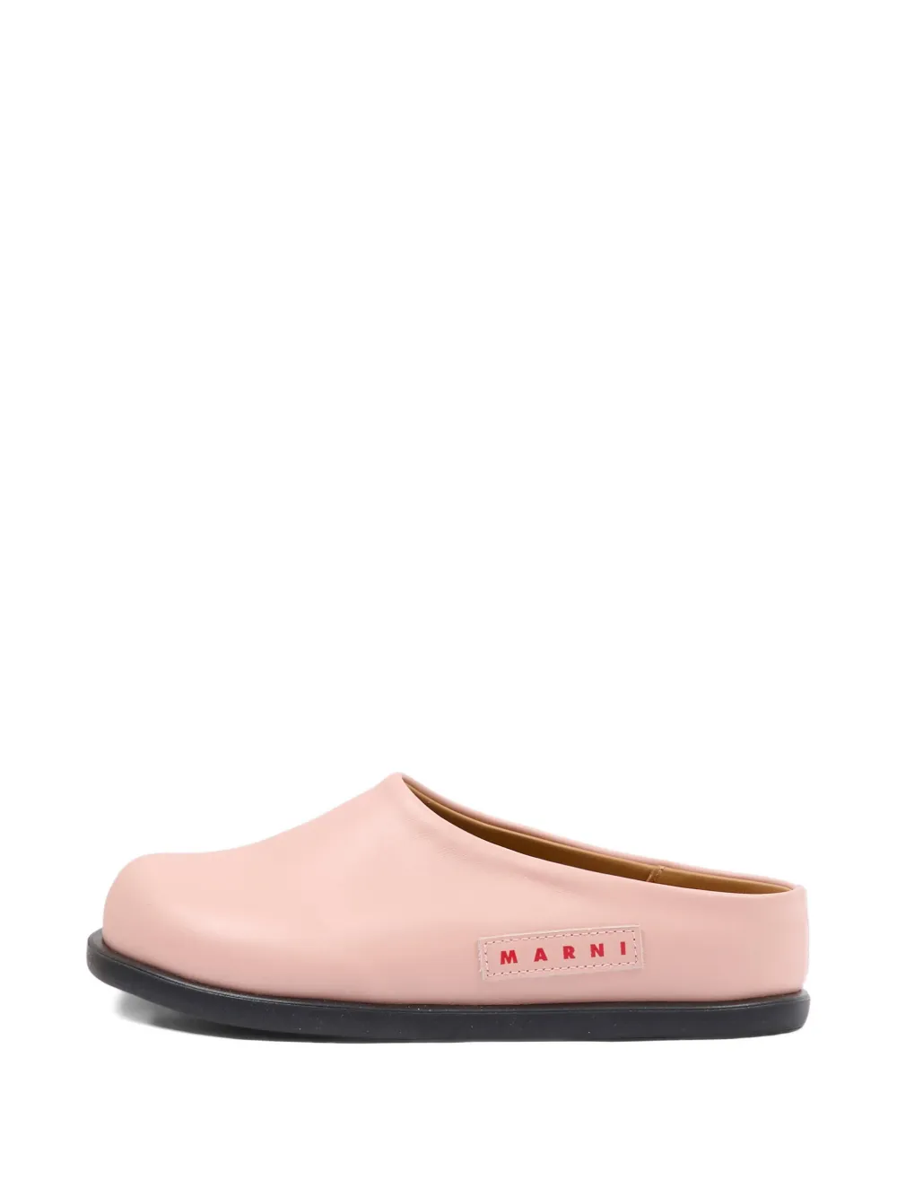 Marni Kids logo sabot sandal Roze