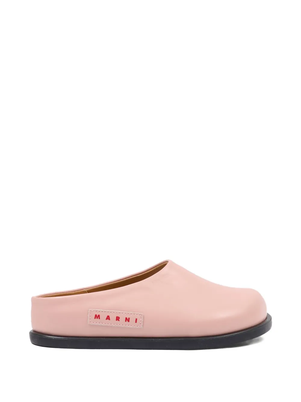 Marni Kids logo sabot sandal Roze