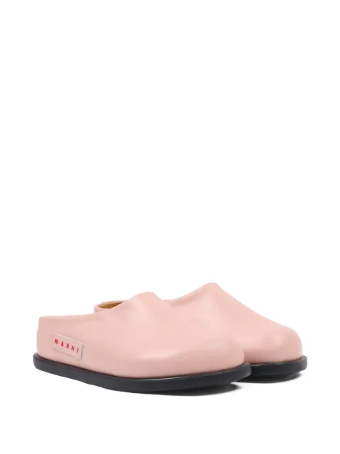 Marni Kids logo sabot sandal