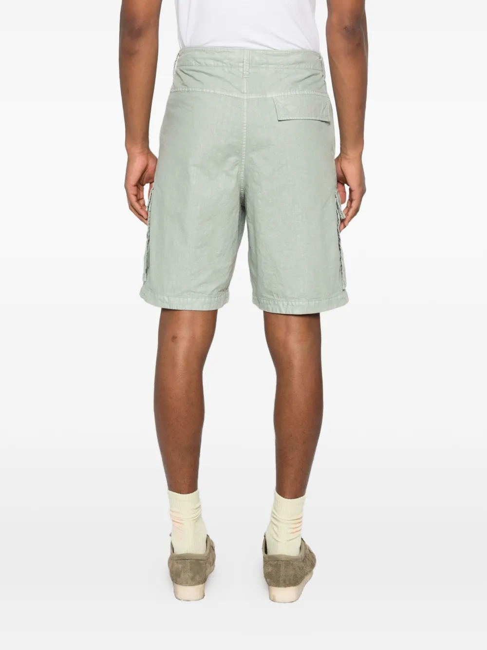 Stone Island Shorts met cargo zak Groen