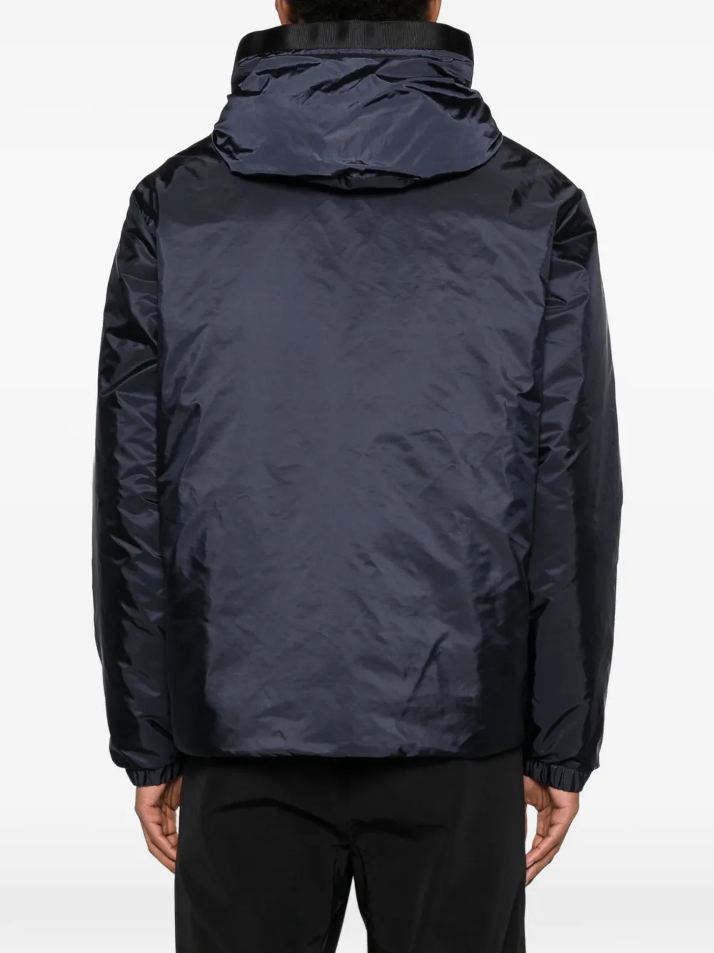 Moncler Jack met logoband Blauw