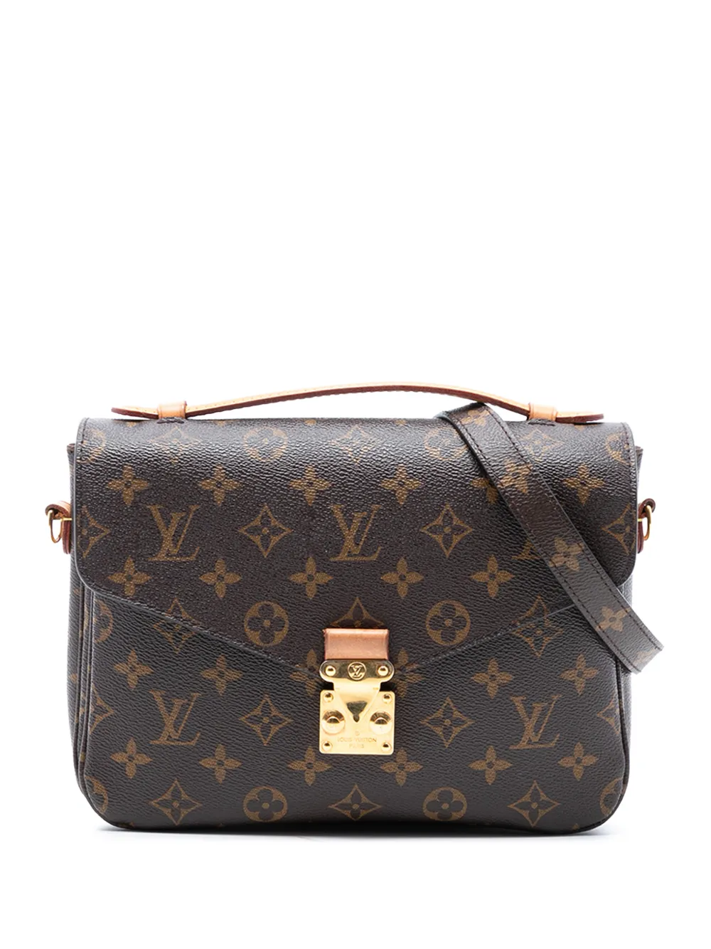 Louis Vuitton Pre-Owned 2015 Monogram Pochette Metis satchel - Marrone