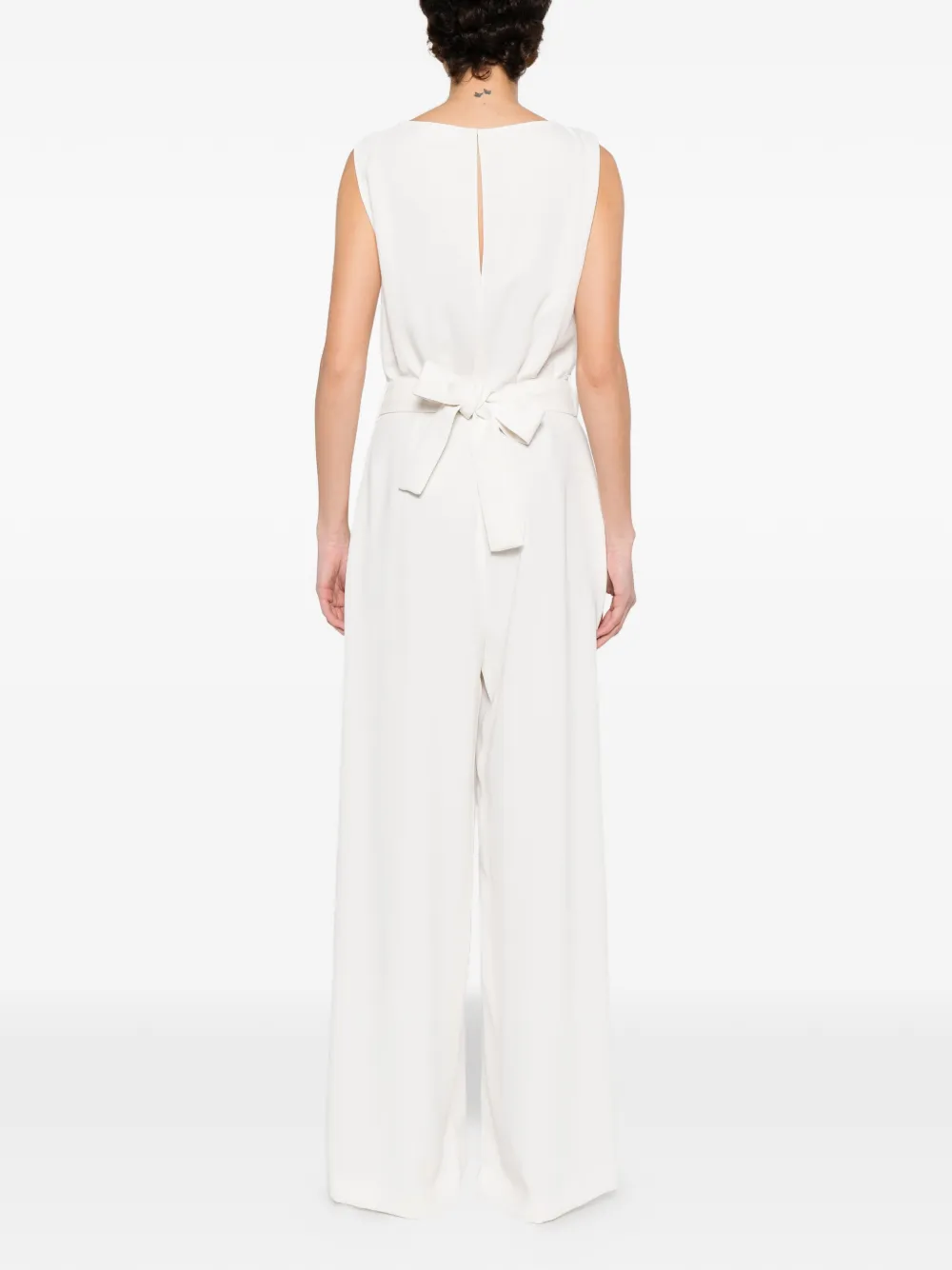 P.A.R.O.S.H. Jumpsuit verfraaid met bloemen Wit