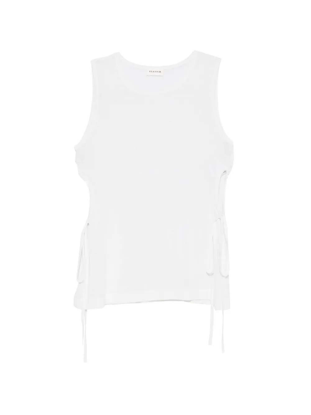 P.A.R.O.S.H. side tie knitwear - Bianco