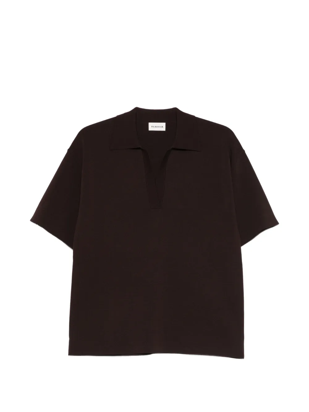 P.A.R.O.S.H. v-neck knitted top - Marrone