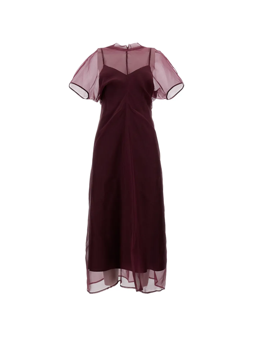 Federica Tosi short-sleeve midi dress - Viola