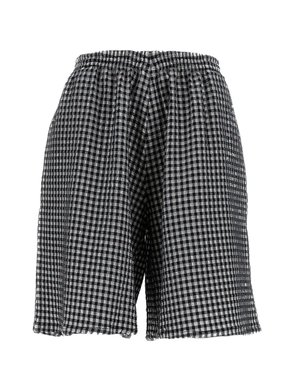 Irie' Shorts a quadretti - Nero
