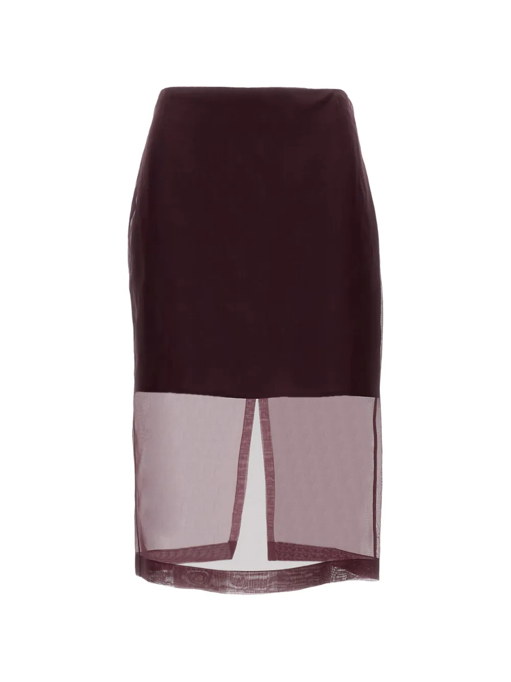 Federica Tosi silk midi skirt - Viola