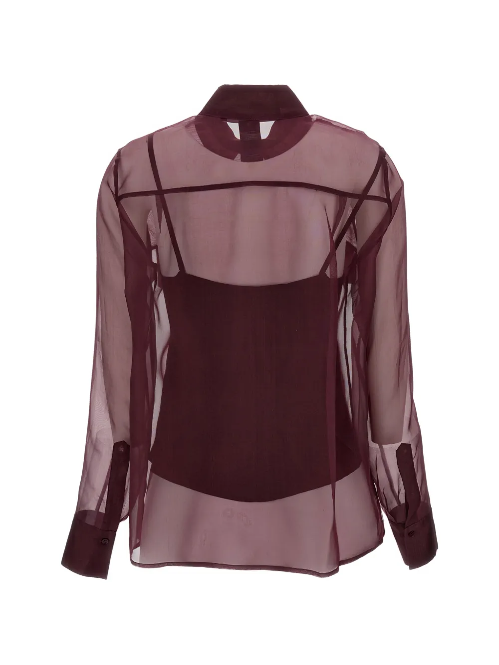 Federica Tosi blouse met zak Paars