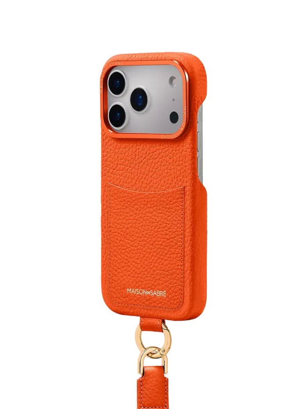 MAISON De SABRÉ Sling iPhone 17 Pro Max ケース | オレンジ