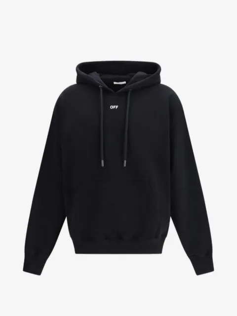 Off-White هودي 'سكيت' بختم